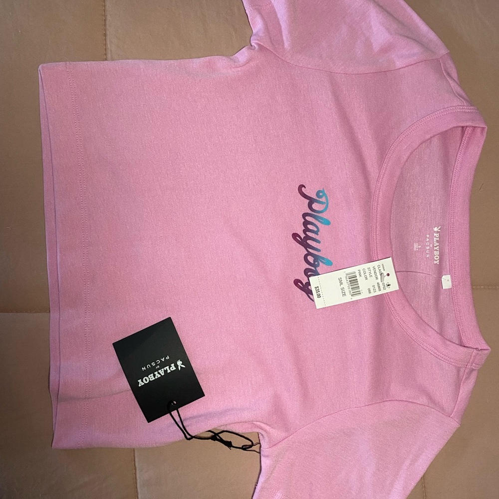 Playboy Crop Top Baby Tee - Picture 2 of 7